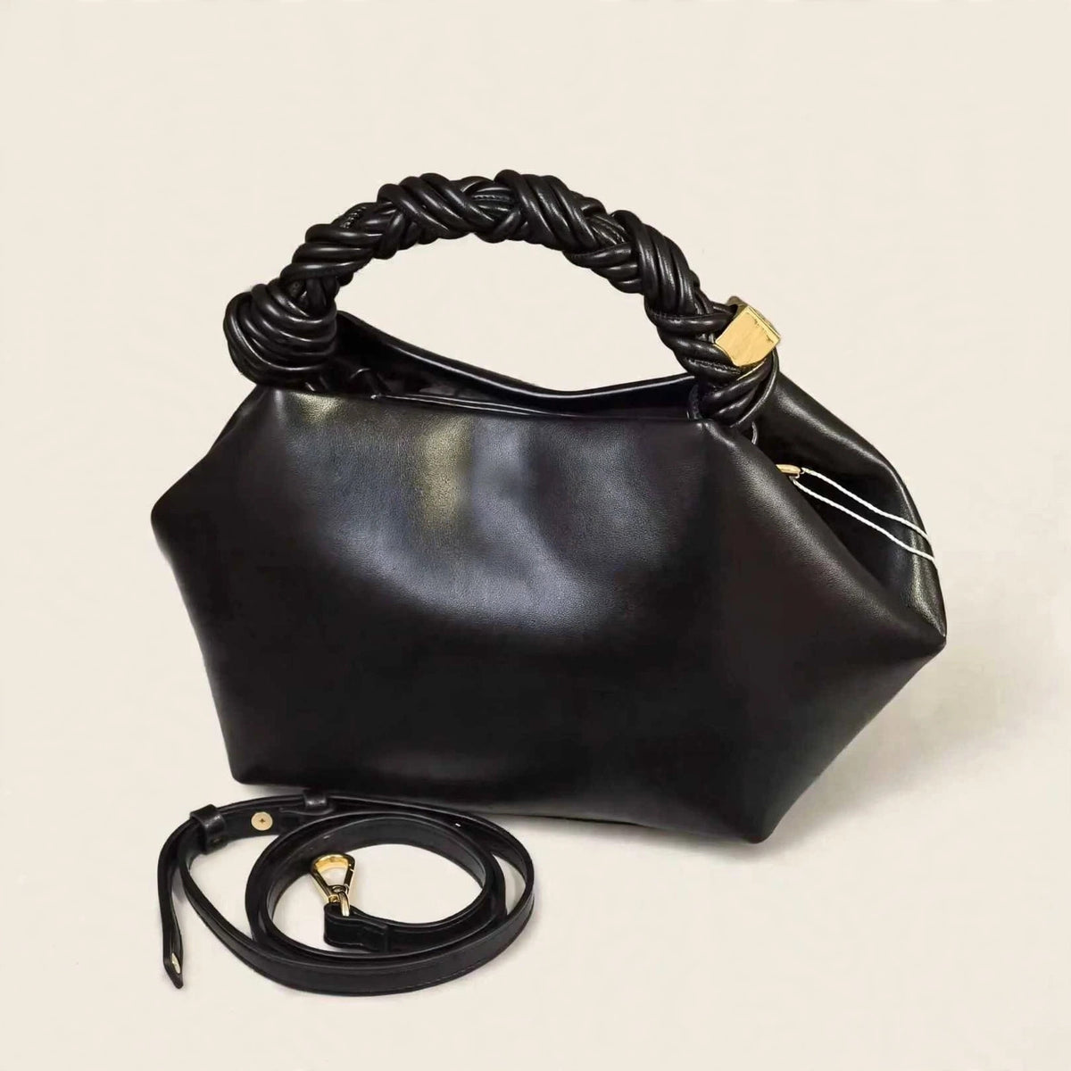 Women's Pleated Handle Clutch Bag