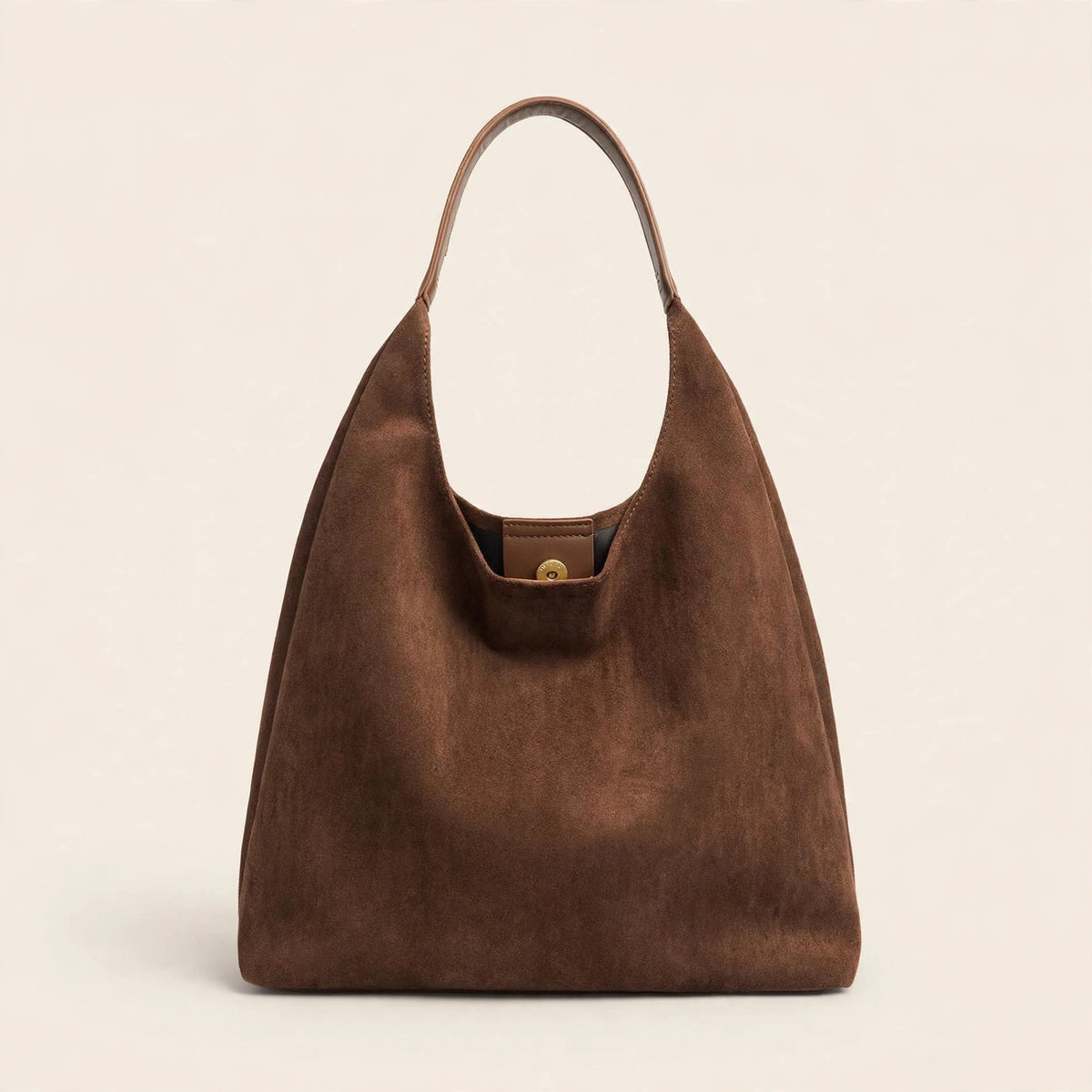 Retro Frosted Large-Capacity Shoulder Bag