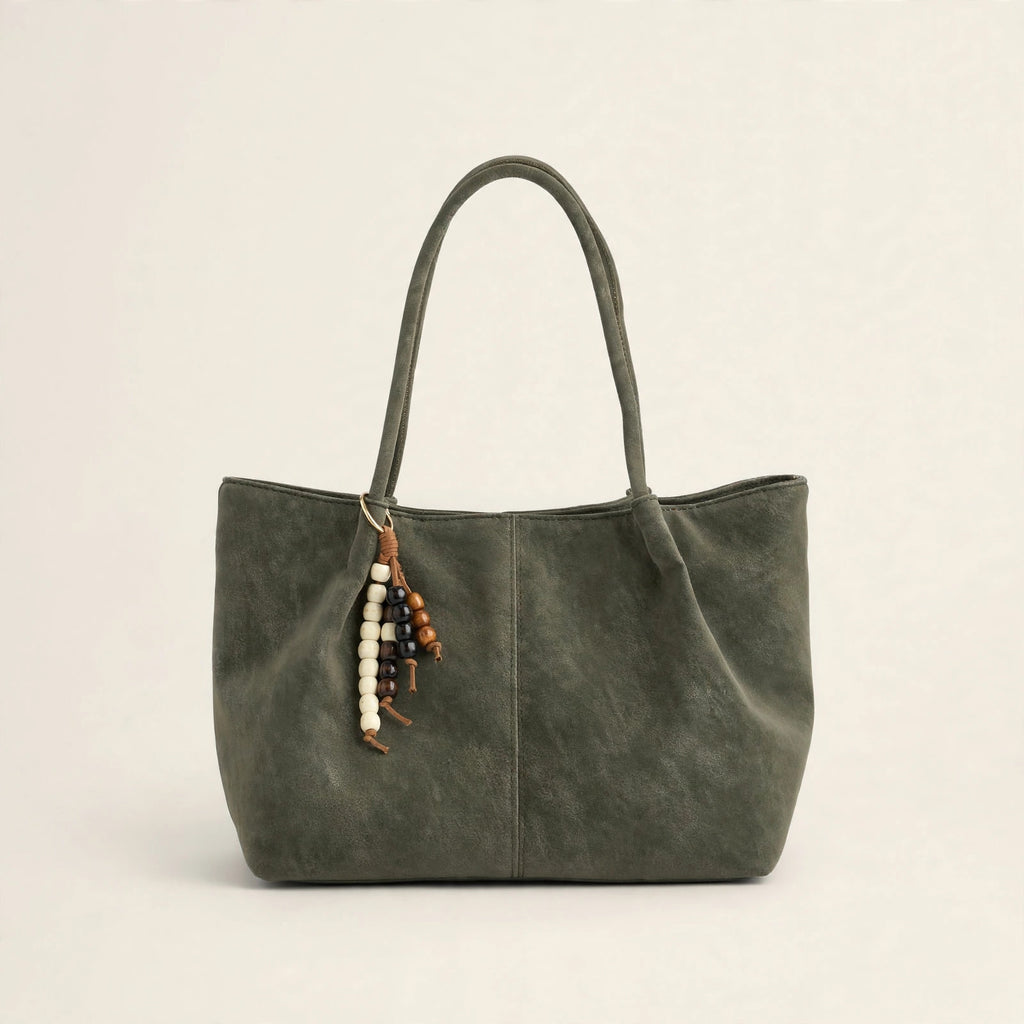 Retro Leopard Print Shoulder Bag