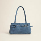 Retro Suede Shoulder Bag