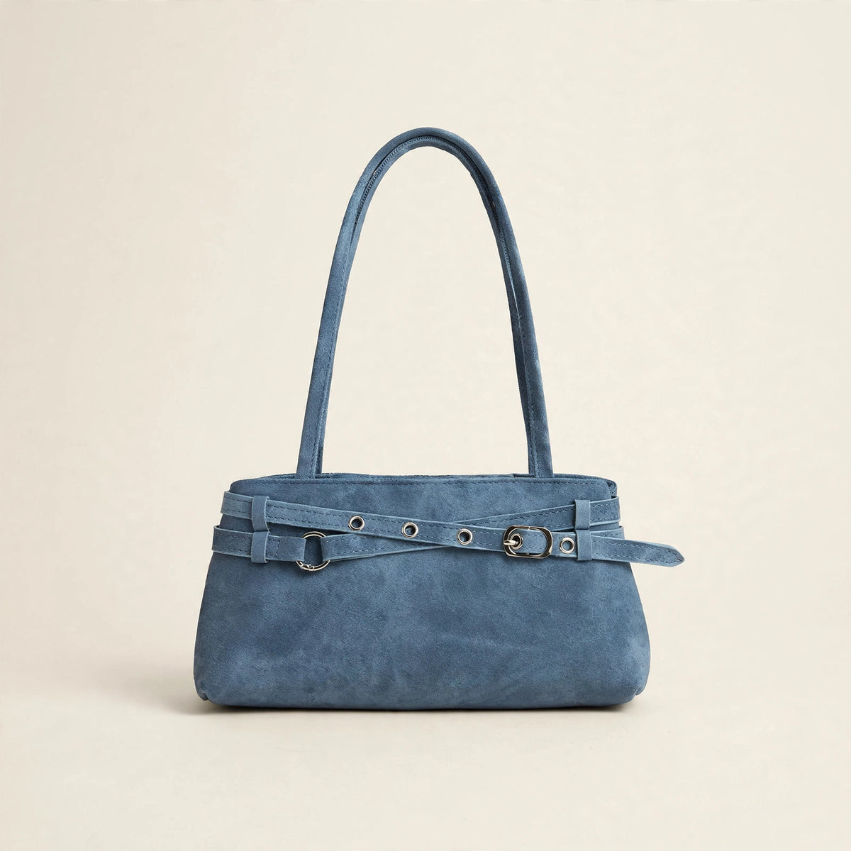 Retro Suede Shoulder Bag