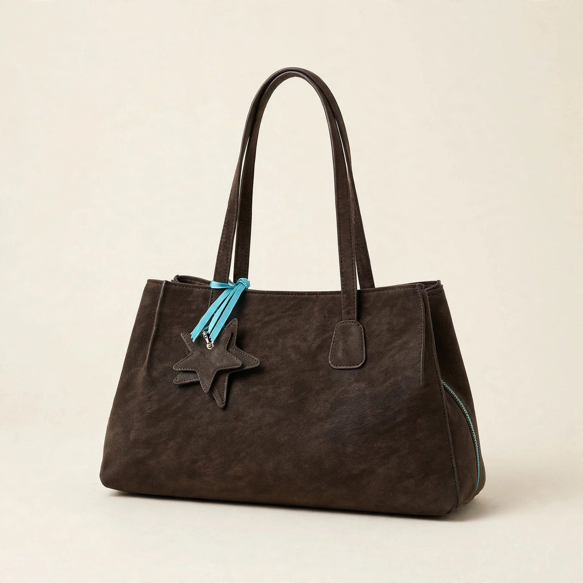 Star Pendant Tote Shoulder Bag