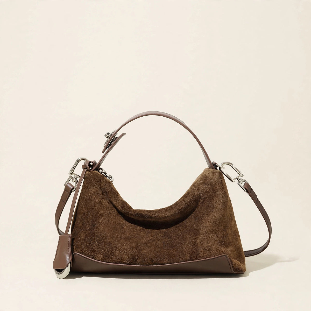 Women's Suede Crossbody Shoulder Bag
