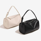 Women's Genuine Leather Crossbody Bag in beige - product photo 2