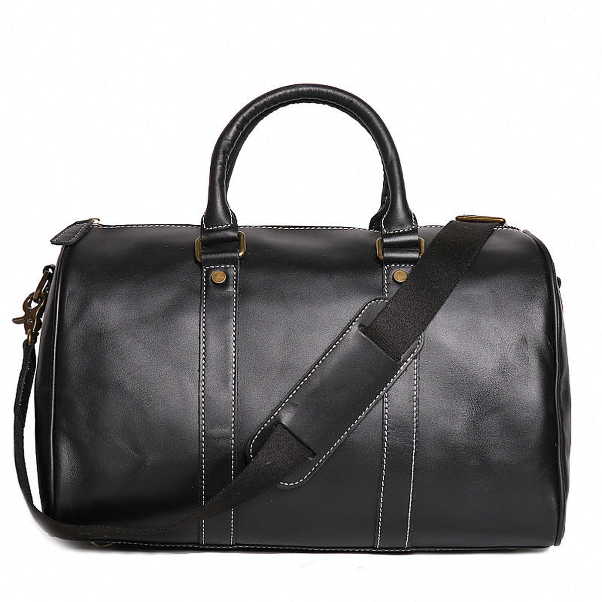 Women's Genuine Leather Crossbody Bag in vintage brown - product photo 7