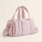 Quilted Shoulder Bag with Detachable Strap - view 10