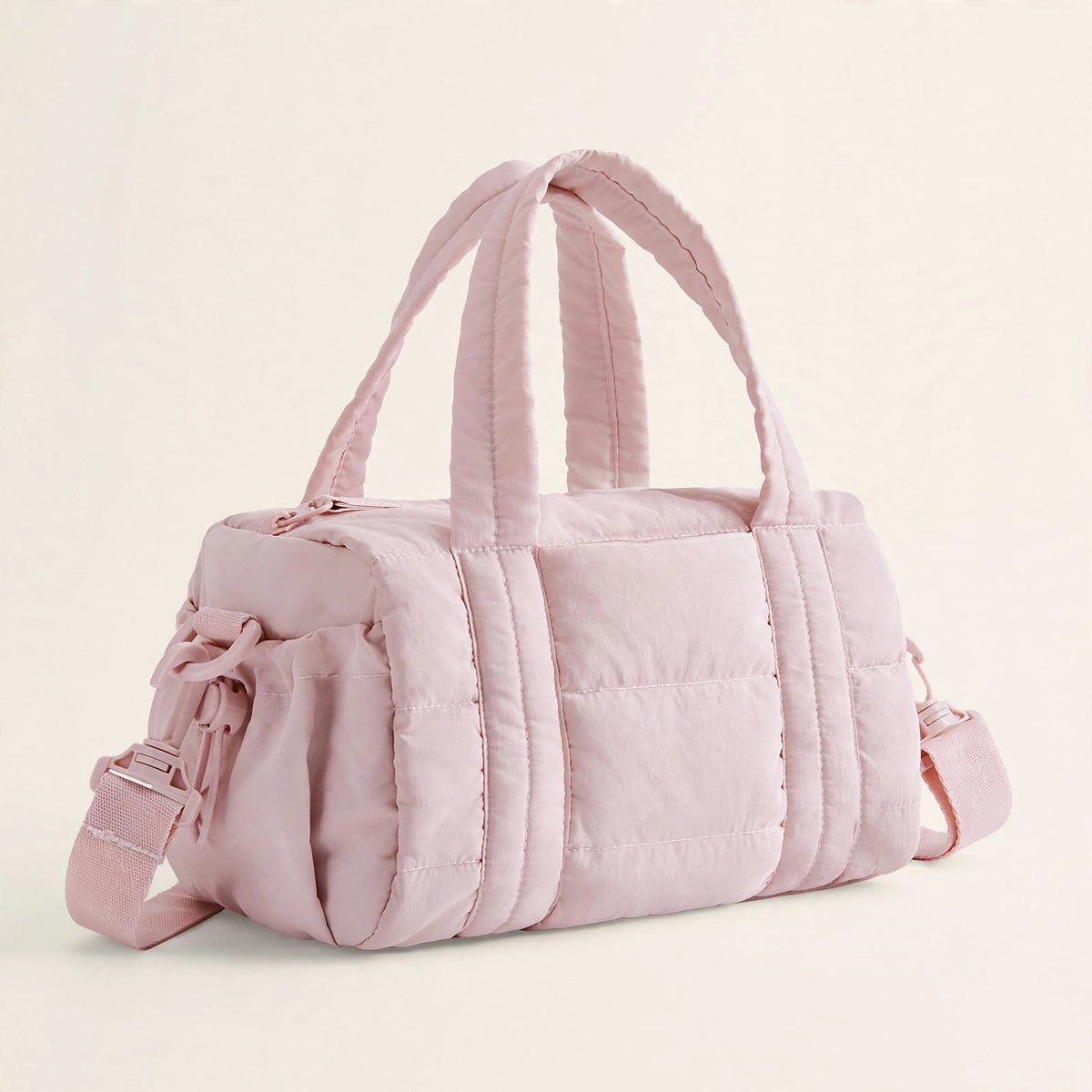 Quilted Shoulder Bag with Detachable Strap - view 10