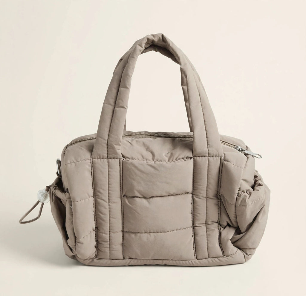 Quilted Shoulder Bag with Detachable Strap - view 15
