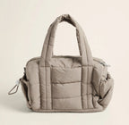 Quilted Shoulder Bag with Detachable Strap - view 15
