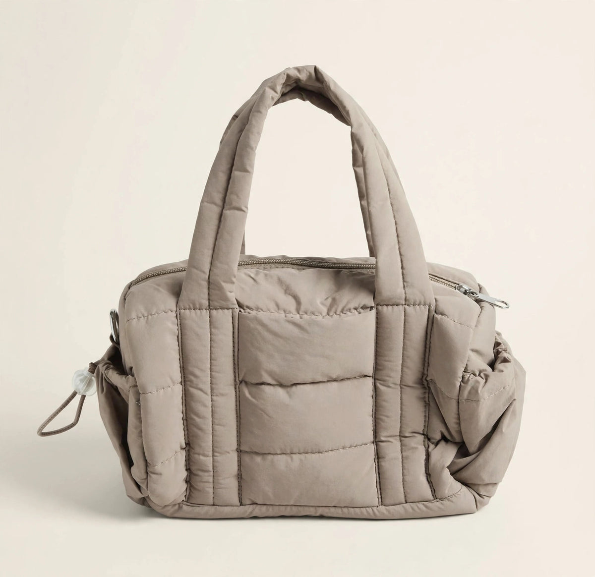 Quilted Shoulder Bag with Detachable Strap - view 15