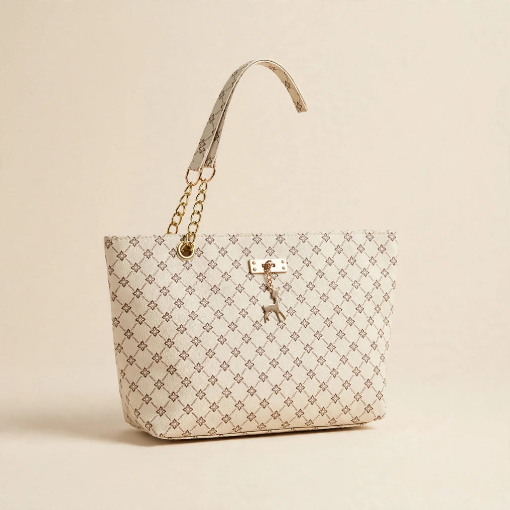 Retro Chain Tote Bag with Adjustable Strap - view 12