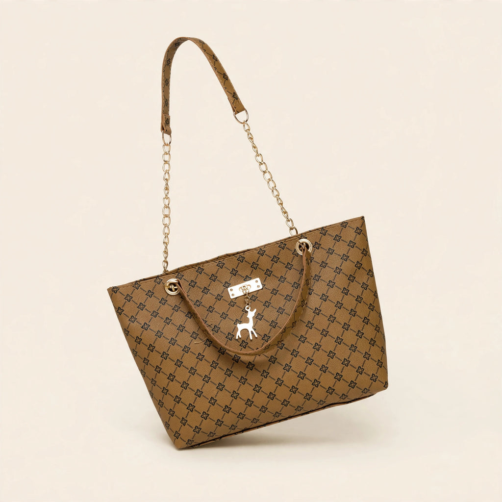 Retro Chain Tote Bag with Adjustable Strap - view 17