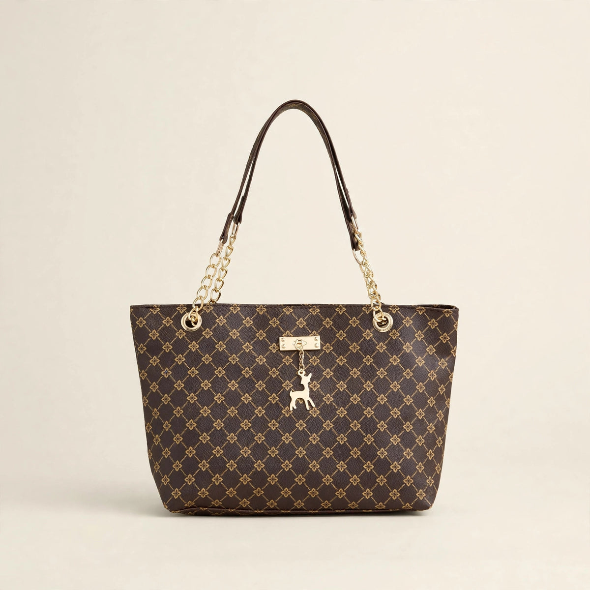 Retro Chain Tote Bag with Adjustable Strap - view 18