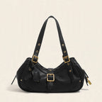 Retro Cowhide Saddle Shoulder Bag - view 9