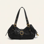 Retro Cowhide Saddle Shoulder Bag - view 12