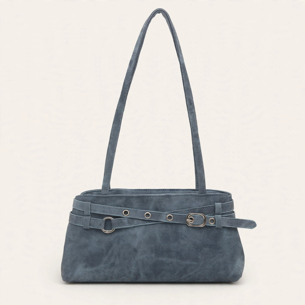 Retro Suede Shoulder Bag - view 16