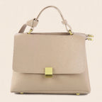 Frankie Structured Flap Solid-Color Shoulder Handbag - view 12