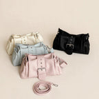 Solid-Color Single-Shoulder Underarm Bag - view 11