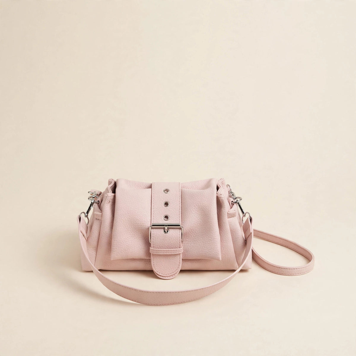 Solid-Color Single-Shoulder Underarm Bag - view 18