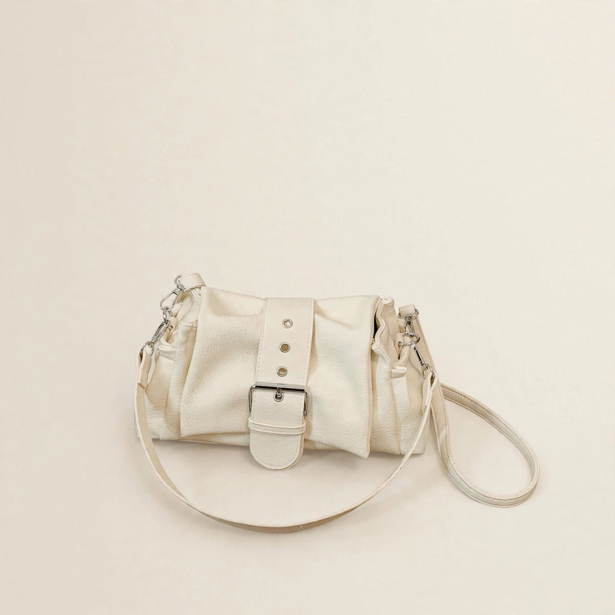 Solid-Color Single-Shoulder Underarm Bag - view 12