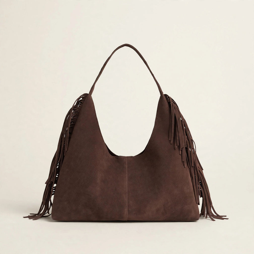 Suede Single-Shoulder Tote Bag - view 12