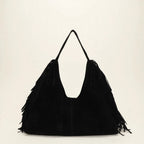 Suede Single-Shoulder Tote Bag - view 13