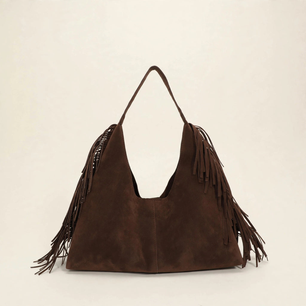 Suede Single-Shoulder Tote Bag - view 15