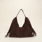 Suede Single-Shoulder Tote Bag - view 15