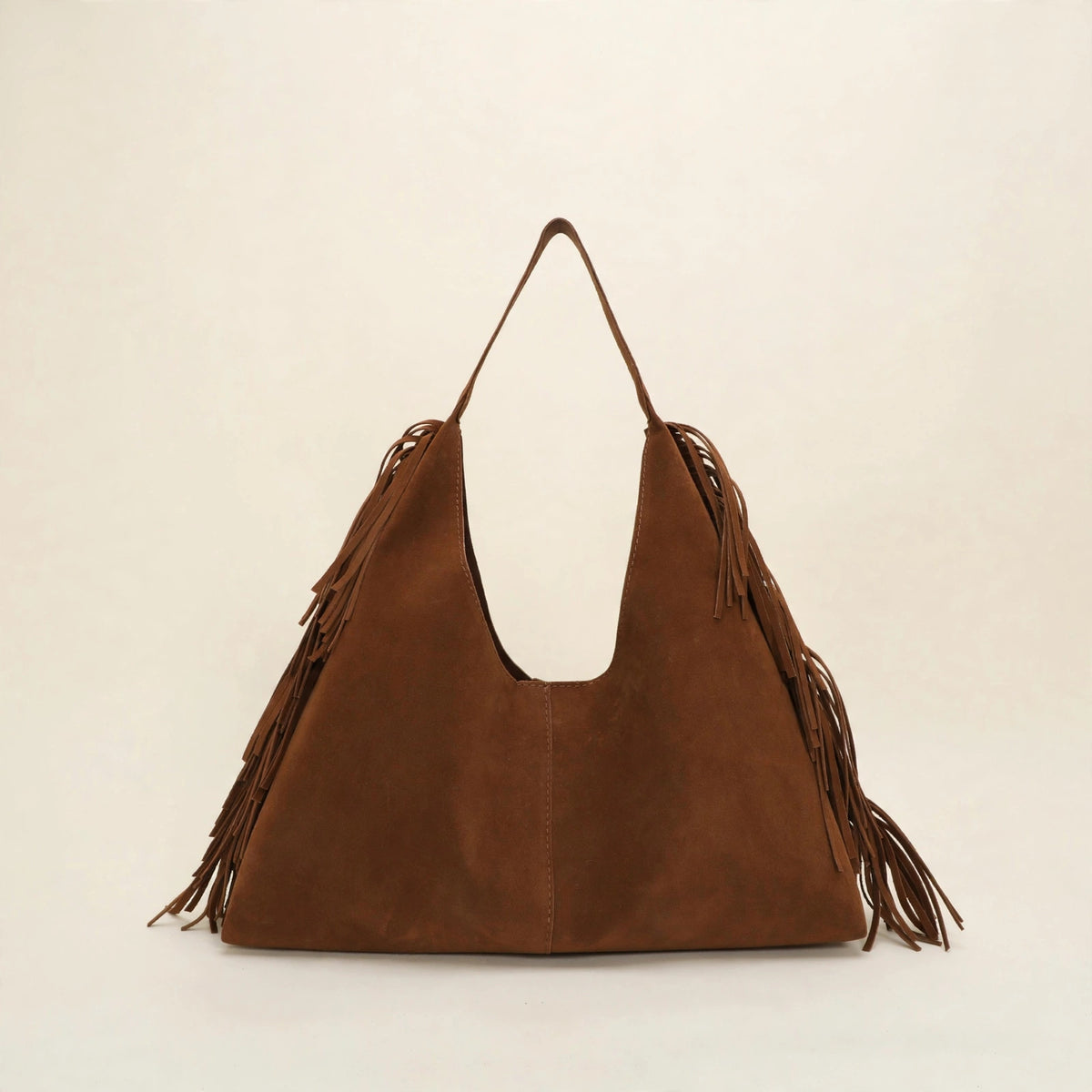 Suede Single-Shoulder Tote Bag - view 16