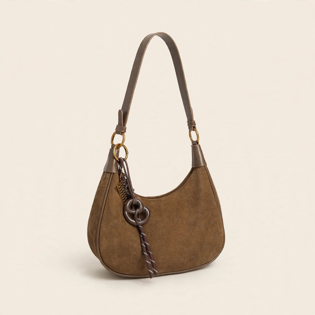 Suki Suede Underarm Bag - view 9