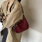Suki Suede Underarm Bag - view 5