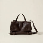 Vintage Genuine Leather Crossbody Bag - view 15