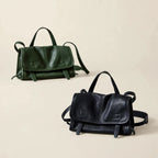 Vintage Genuine Leather Crossbody Bag - view 16