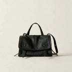 Vintage Genuine Leather Crossbody Bag - view 17
