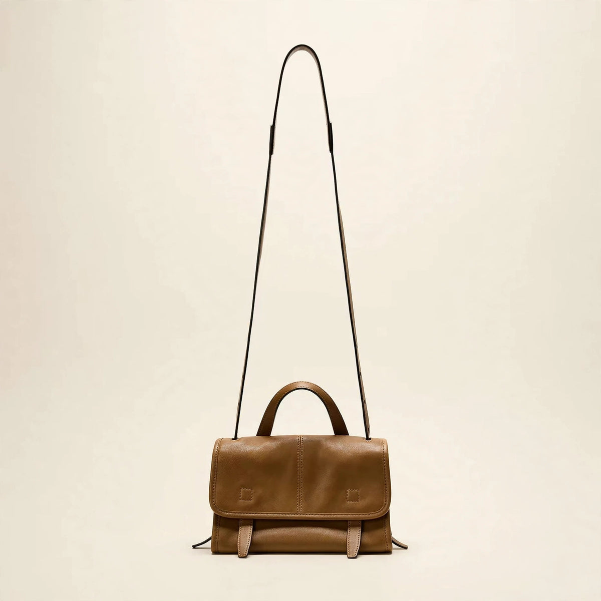 Vintage Genuine Leather Crossbody Bag - view 19