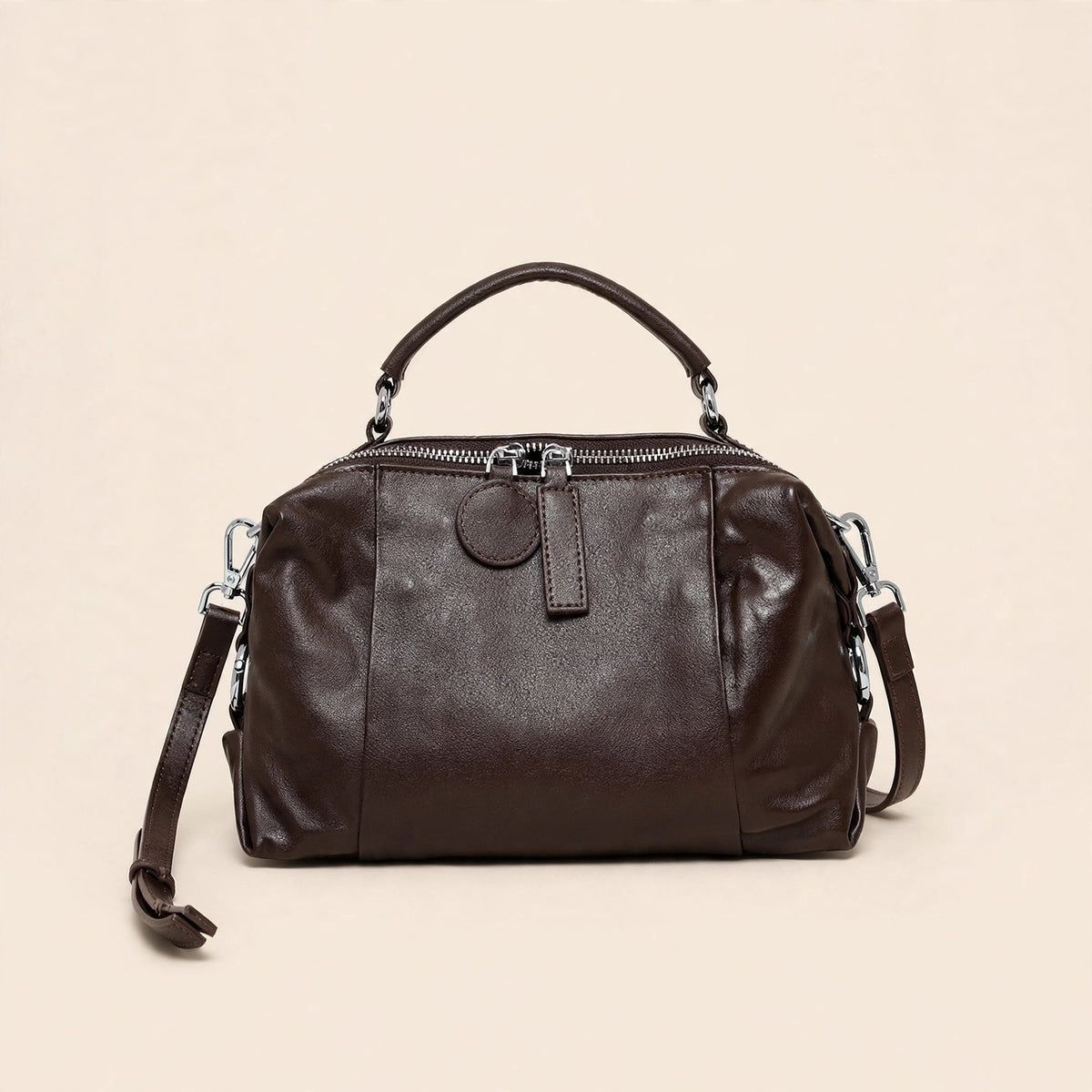 Women's Boston Genuine Leather Crossbody Bag - view 9