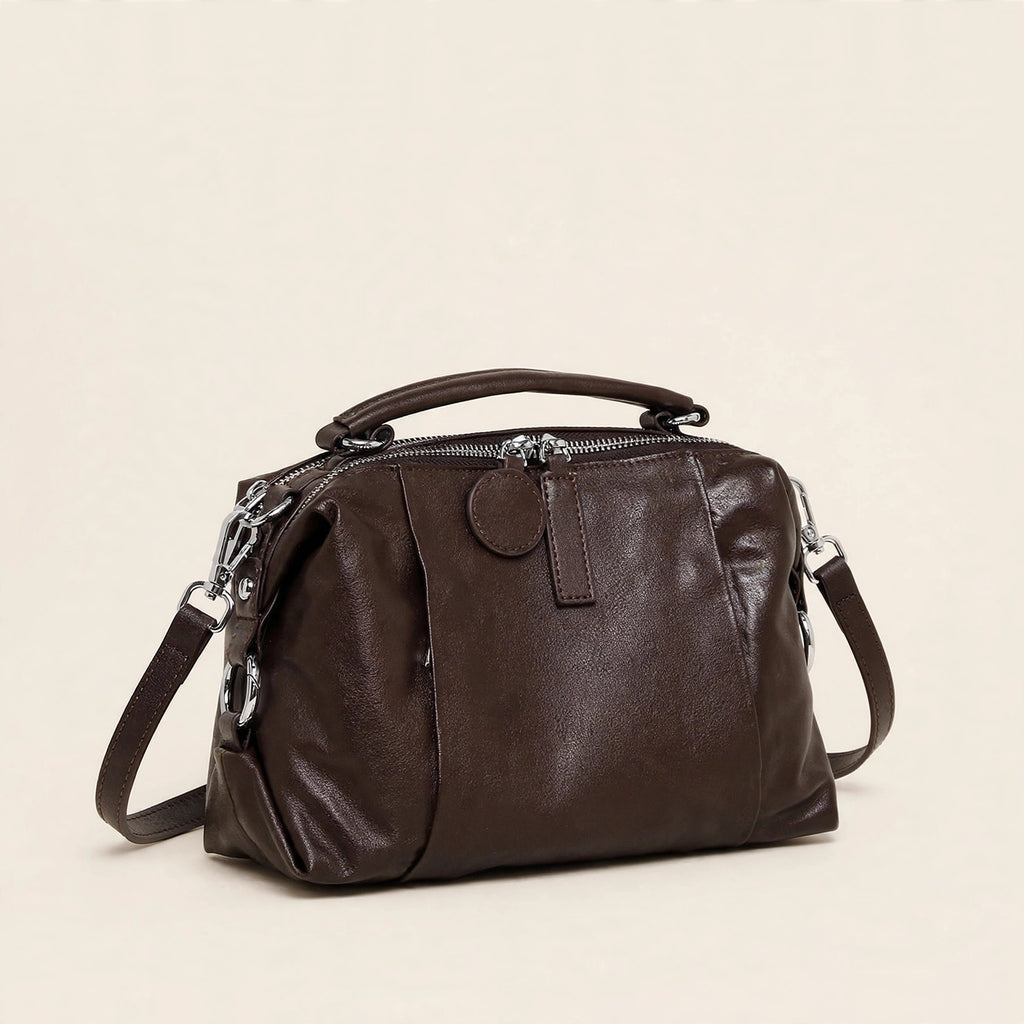 Women's Boston Genuine Leather Crossbody Bag - view 10
