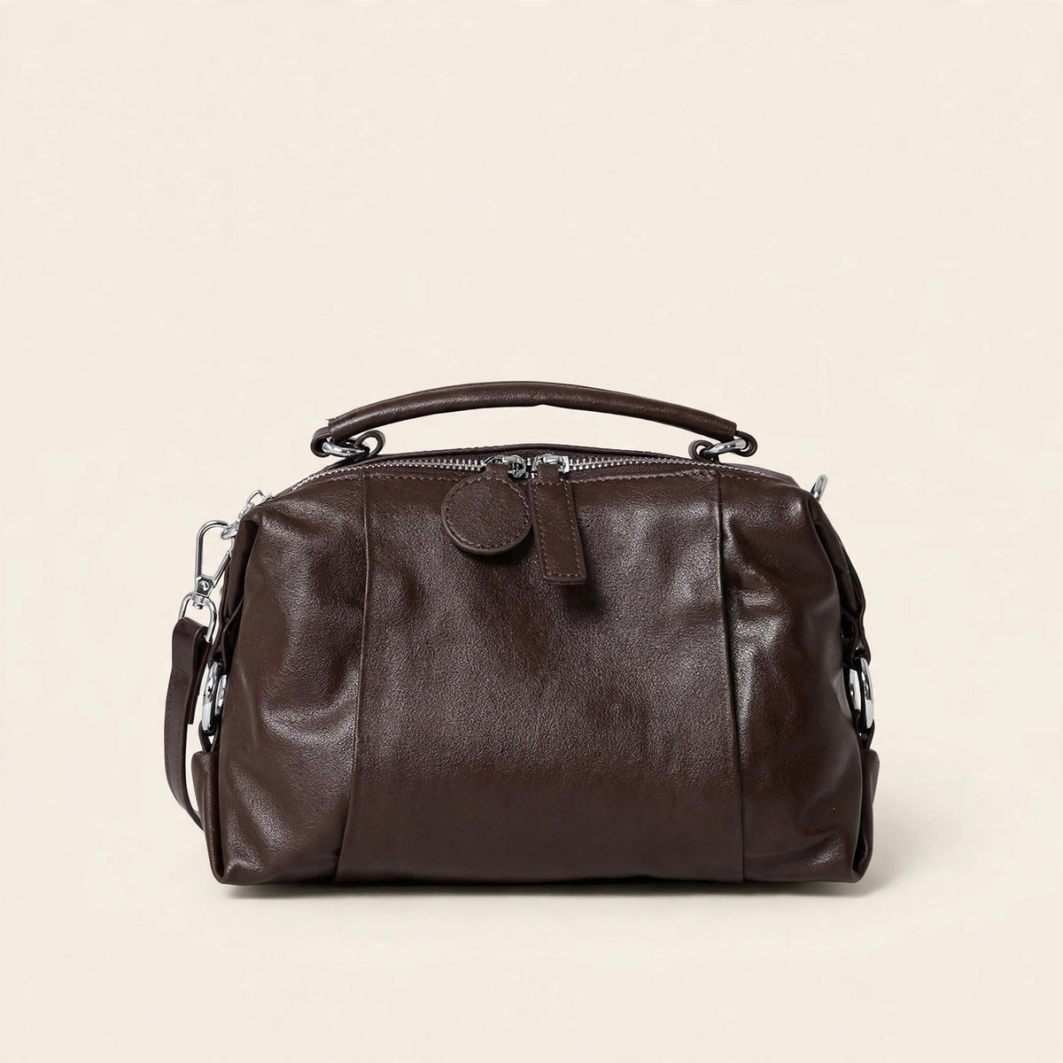 Women's Boston Genuine Leather Crossbody Bag - view 11