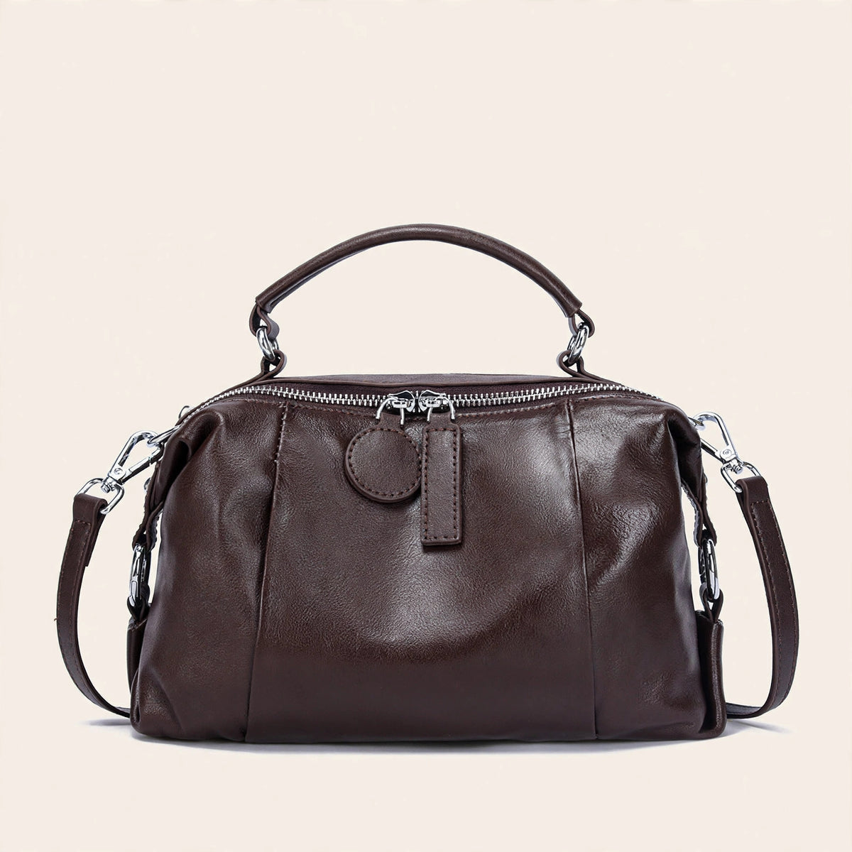 Women's Boston Genuine Leather Crossbody Bag - view 12