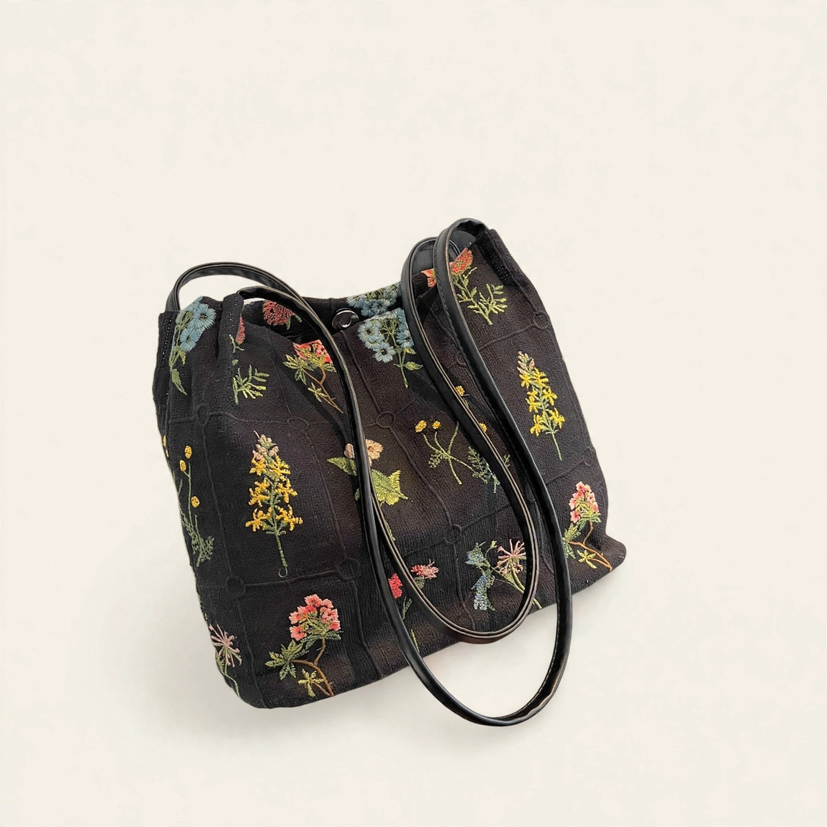Women's Embroidered Bucket Bag - view 3
