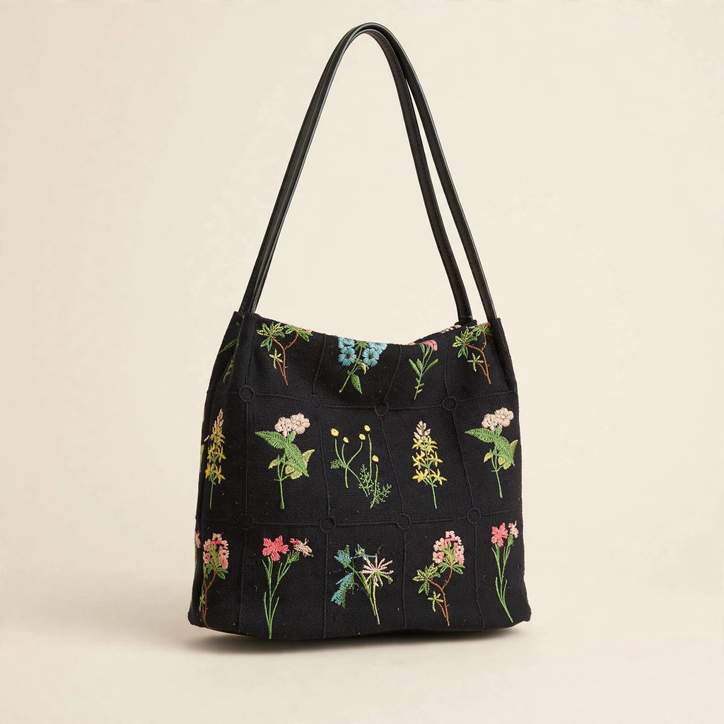Women's Embroidered Bucket Bag - view 2